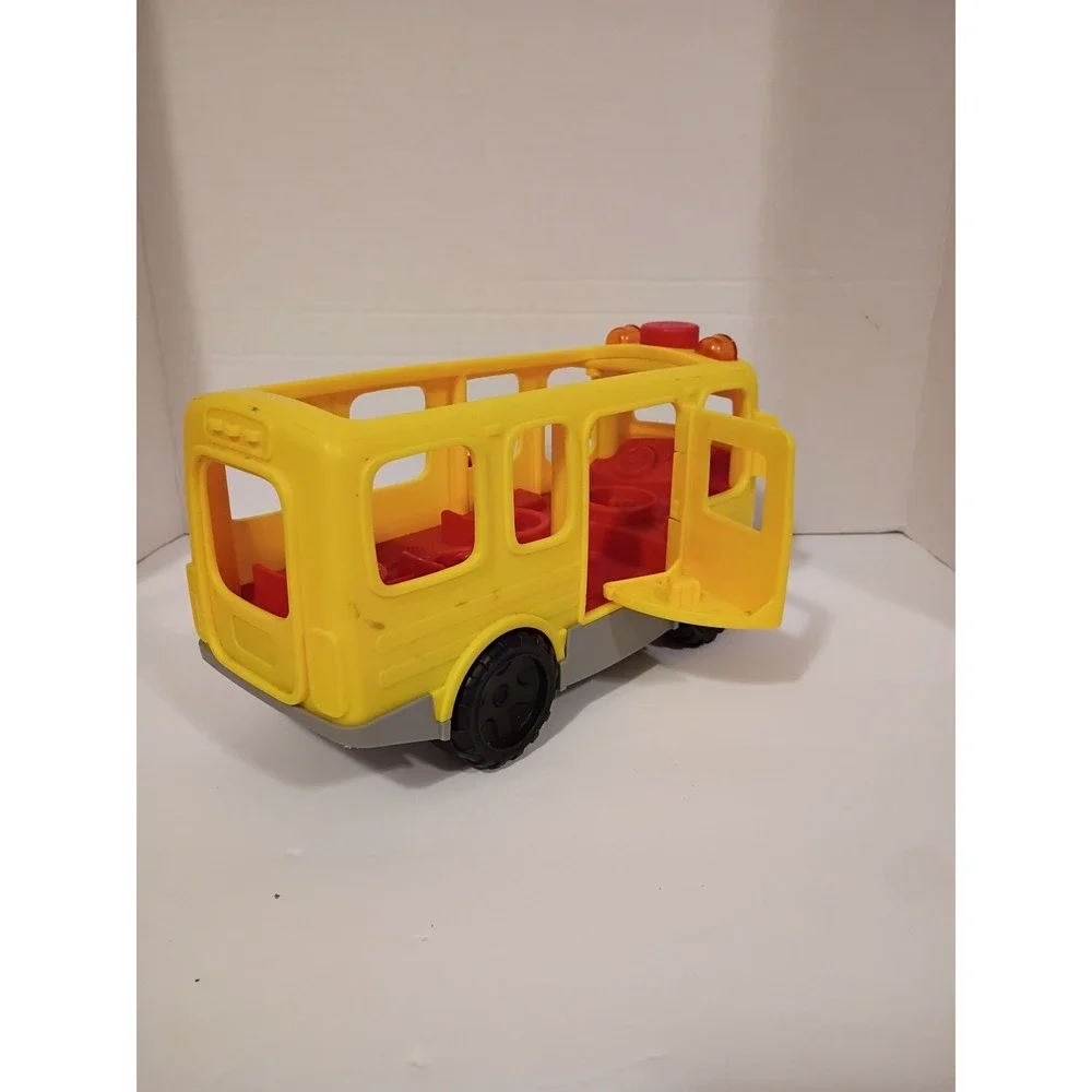 Fisher-Price Little People Sit with‎ Me School Bus Yellow Toy Vehicle Sounds
